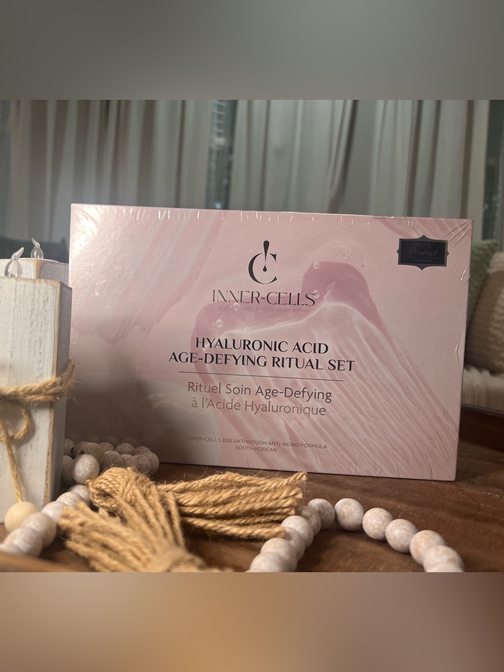 Luxury Hyaluronic Acid Skincare Gift Set Age Defying Collection Sealed New